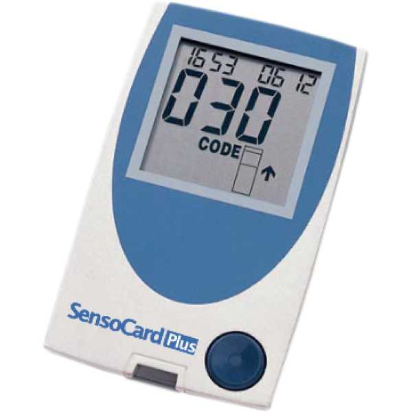 sensocard blood glucose meter