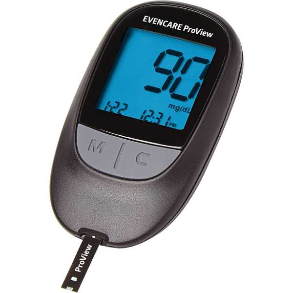 evencare proview blood glucose monitoring system