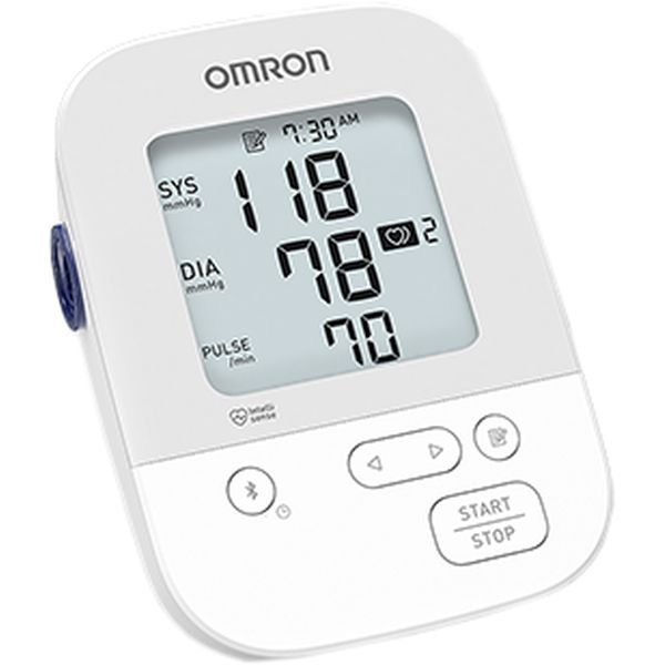 Omron BP5250 Silver Wireless Upper Arm Blood Pressure Monitor for