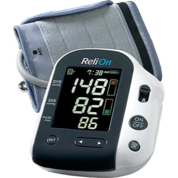 relion blood pressure monitor bp300