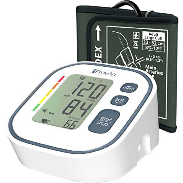 iProven Blood Pressure Monitor Upper Arm, Digital Blood Pressure Meter with  Larg